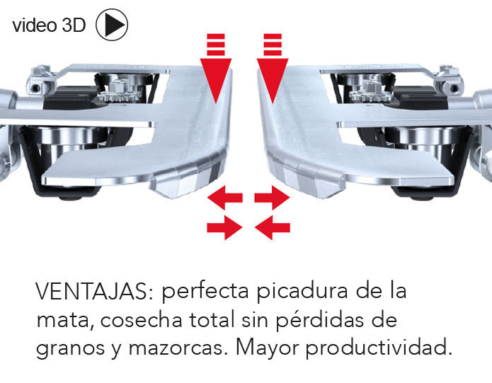 Olimac-Drago-GT-guías-para-recolectar-maíz-amortiguadas